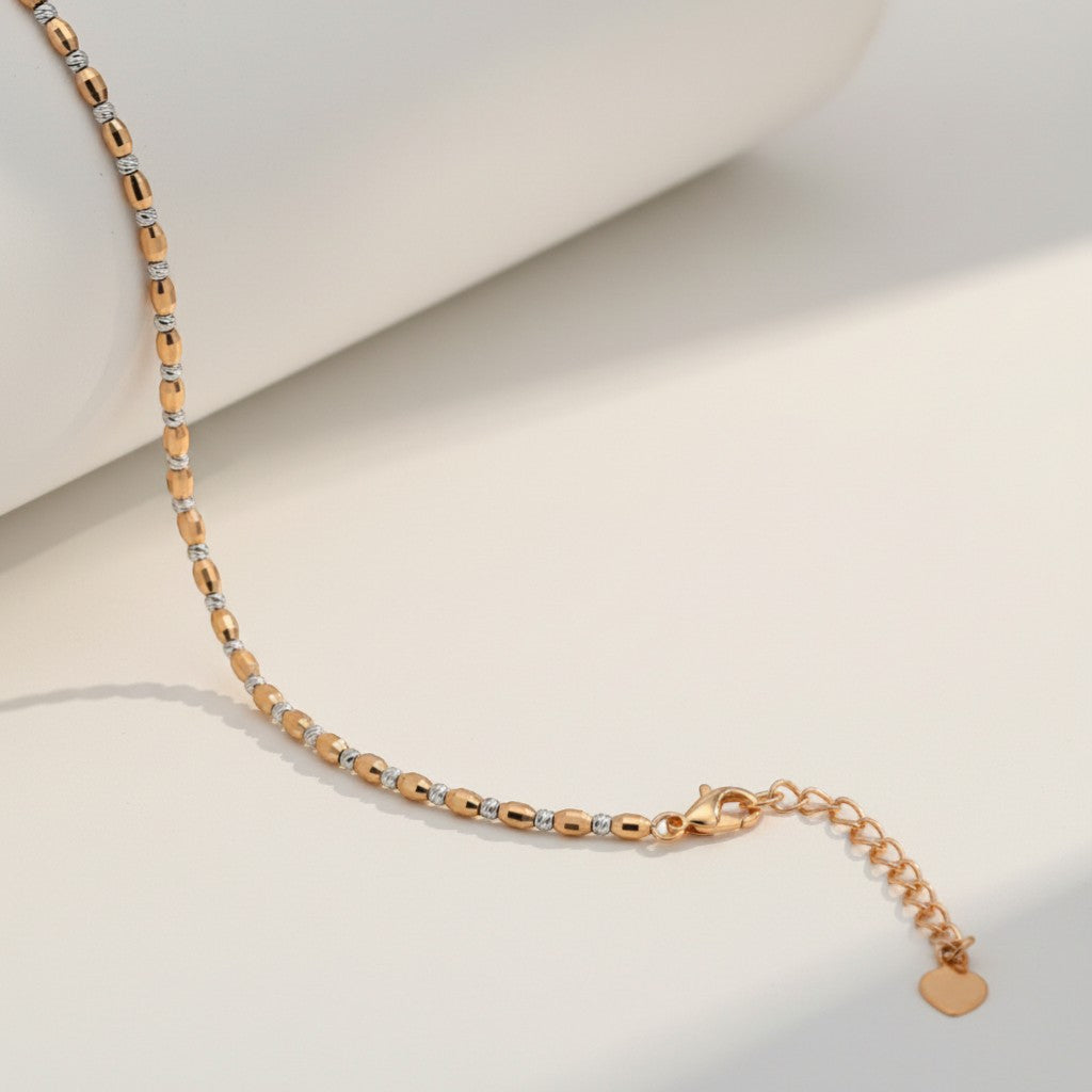 18K Rose White Gold Two-Tone Bracelet