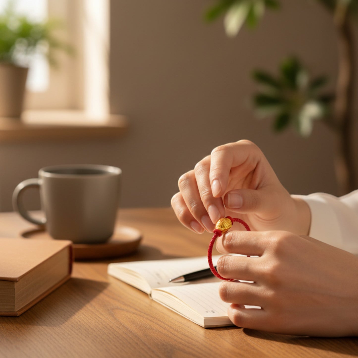 24K 5D Hard Gold Enamel Turtle Good Luck Charm Beads Braided Bracelet