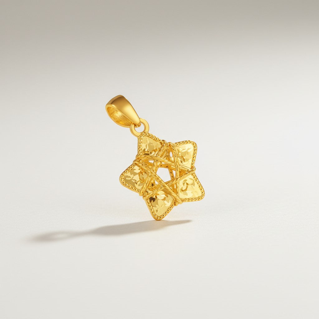 24K 5G Gold Dream Star Pendant