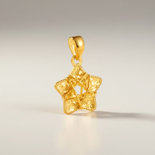 24K 5G Gold Dream Star Pendant