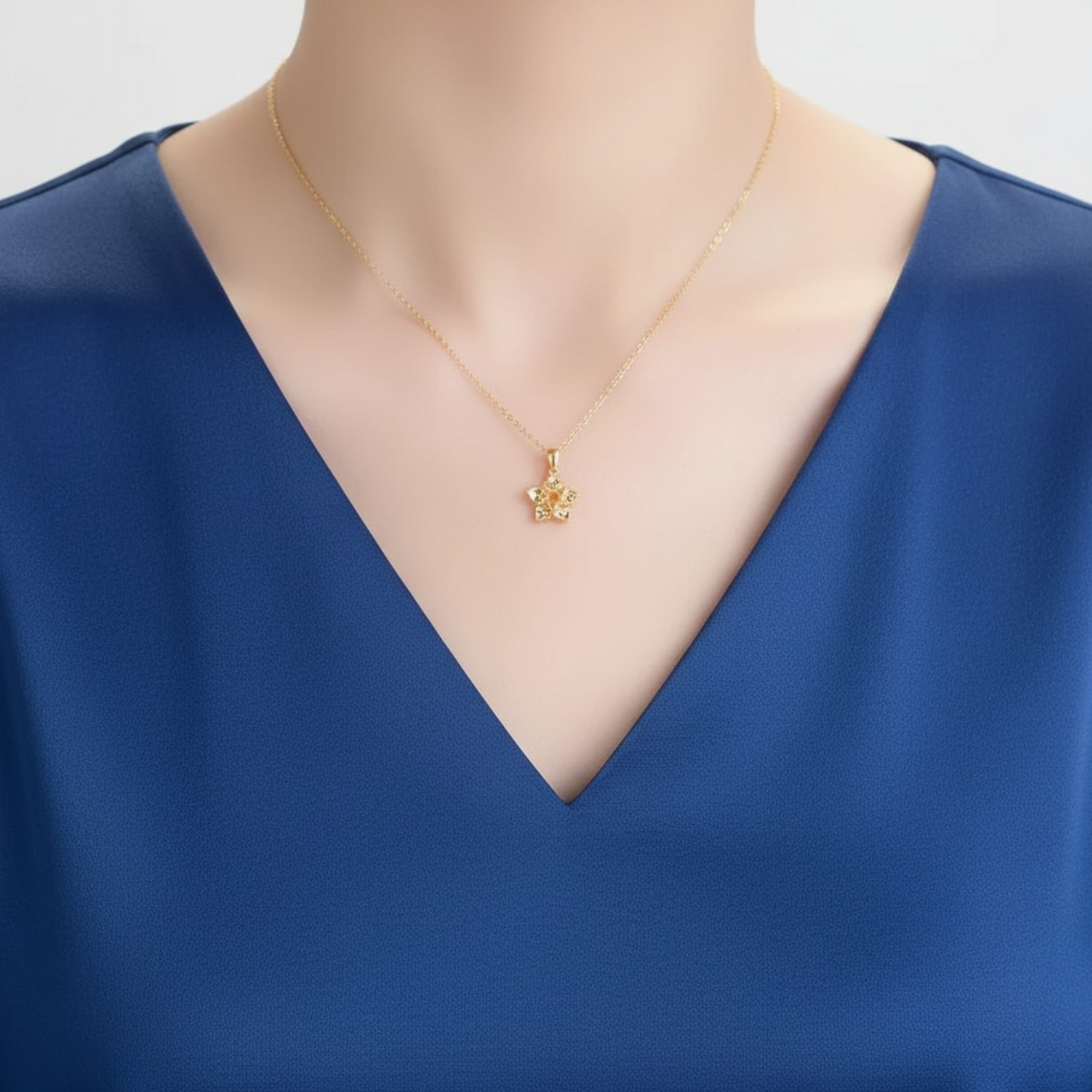 24K 5G Gold Dream Star Pendant