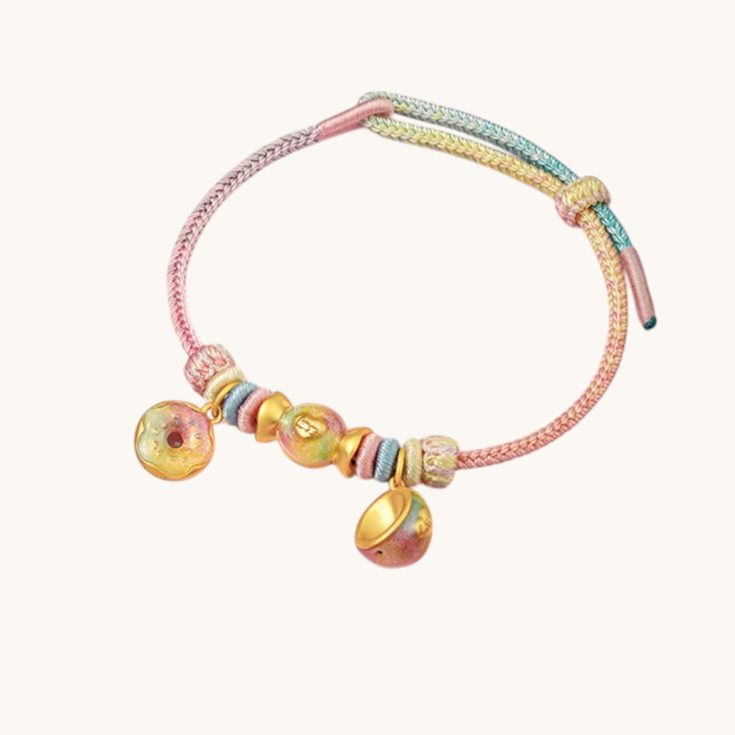 24K Afternoon Tea Party Enamel Tea Cup Candy Donut Charm D.I.Y