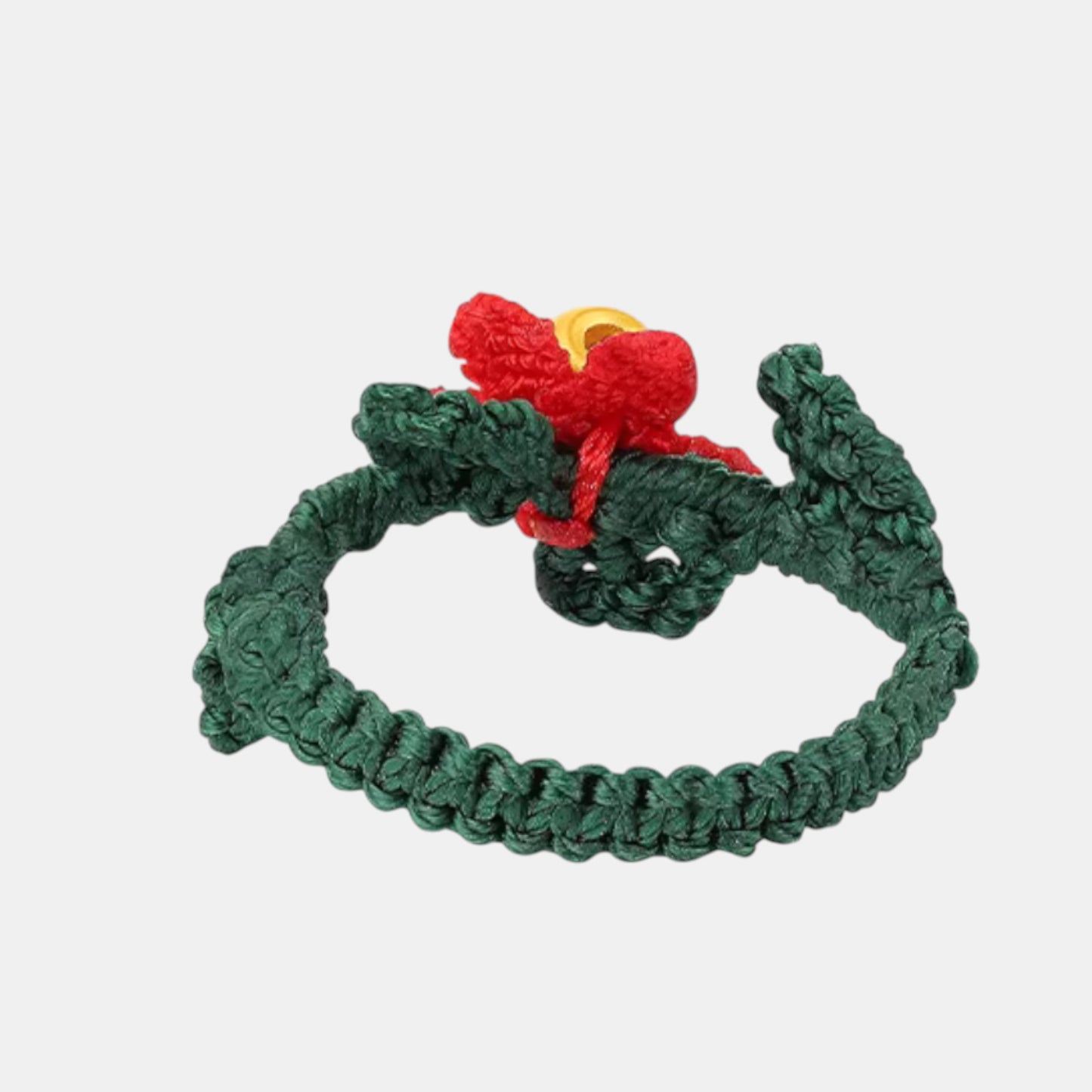 24K Gold Bead Garden Summer Flower Braided Ring