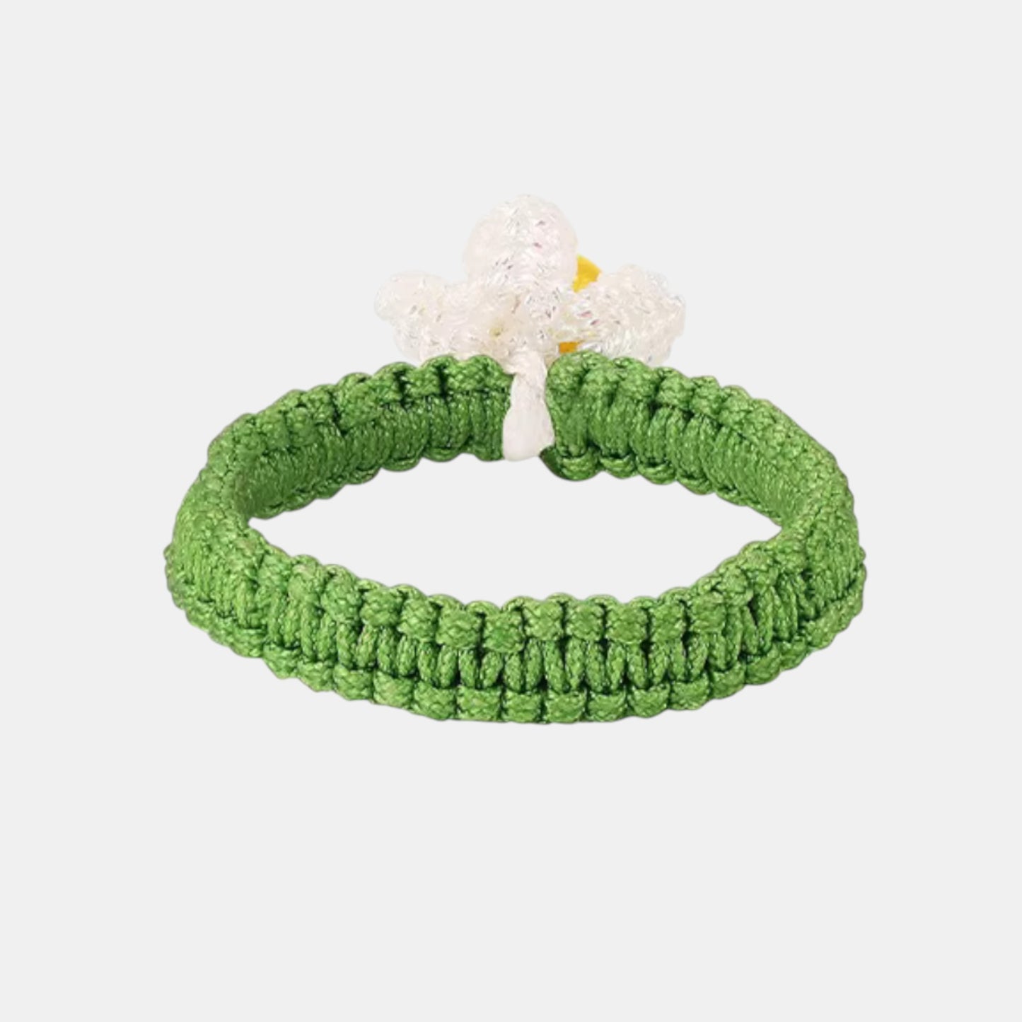 24K Gold Bead Garden Summer Flower Braided Ring