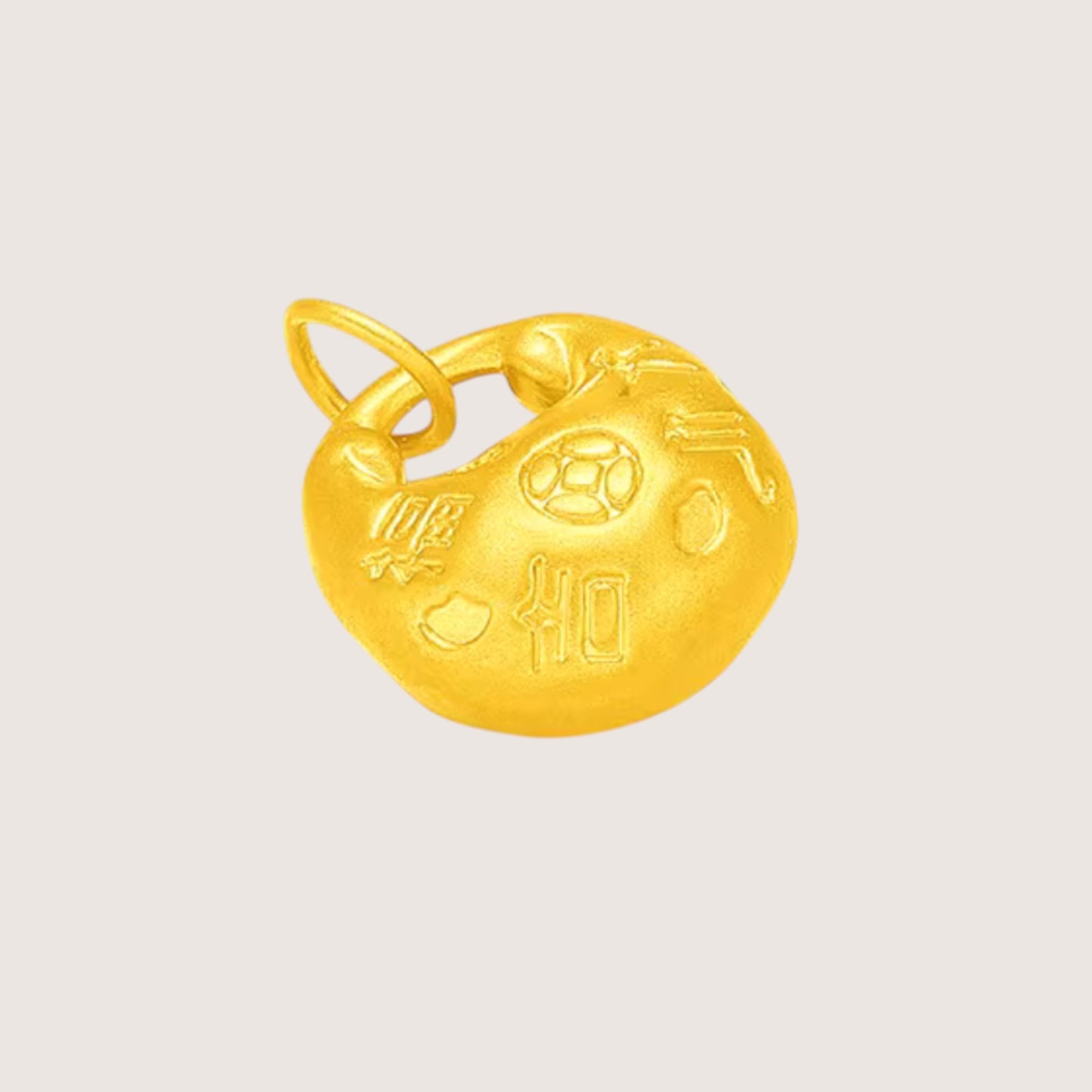 24K Mini D.I.Y Blessing Lock Charm