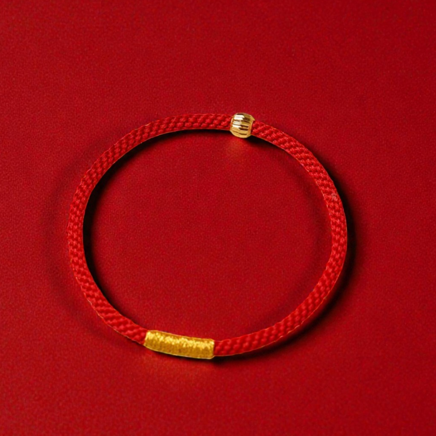 24K 999 Gold Mini Minimal Bead Weaving Bracelet