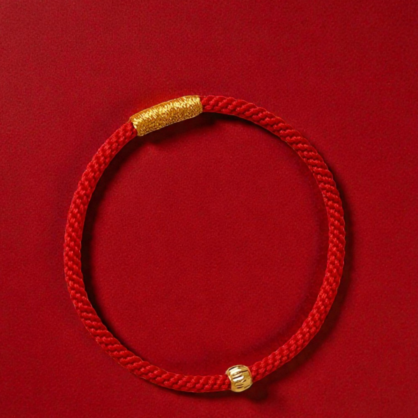 24K 999 Gold Mini Minimal Bead Weaving Bracelet