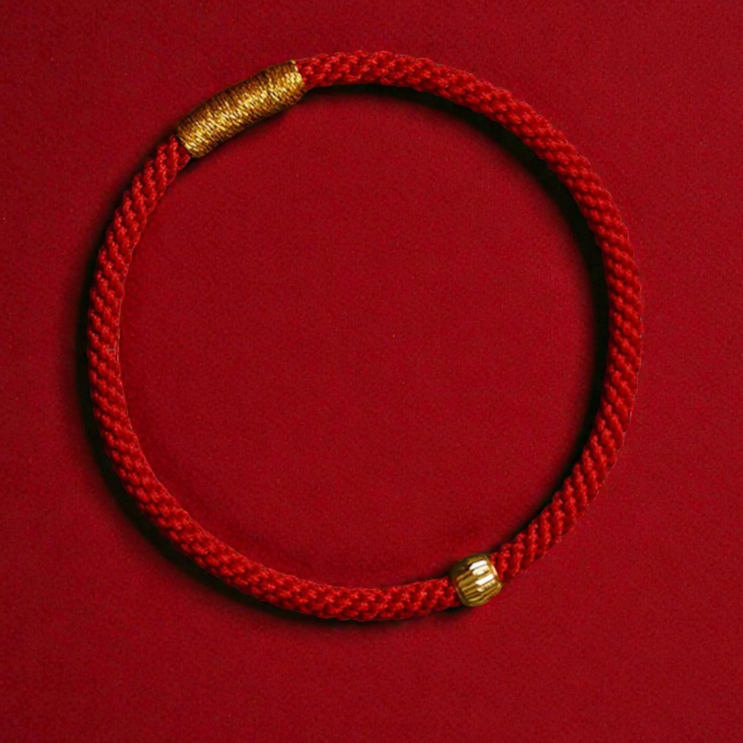 24K 999 Gold Mini Minimal Bead Weaving Bracelet