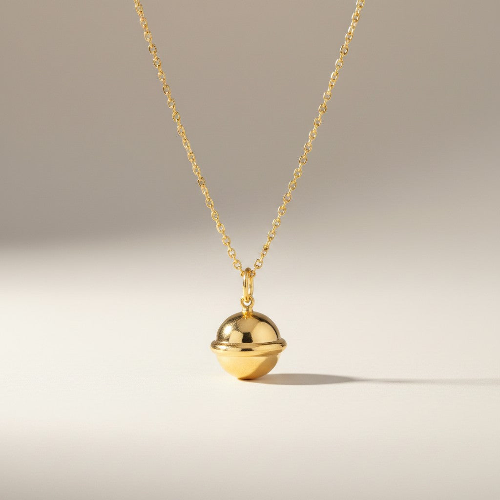 24k Gold Bell D.I.Y Charm Pendant