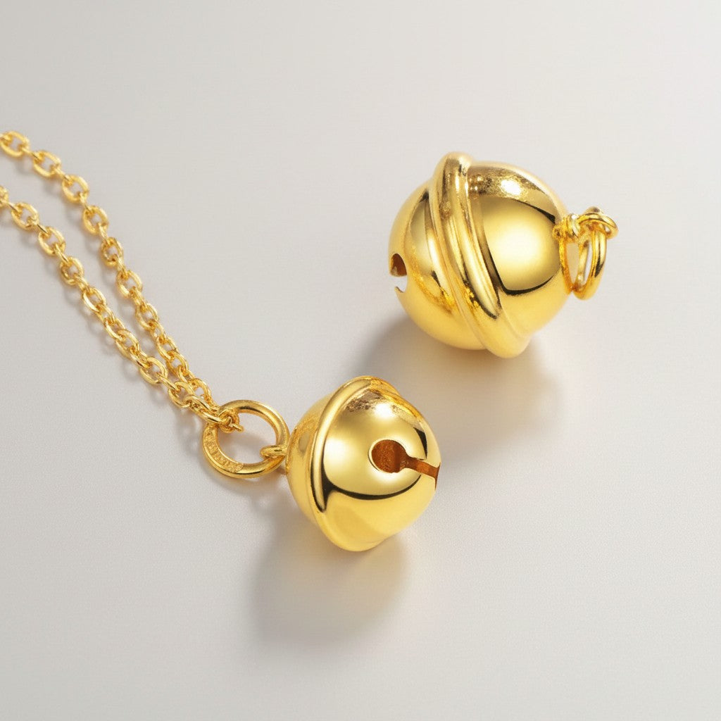 24k Gold Bell D.I.Y Charm Pendant