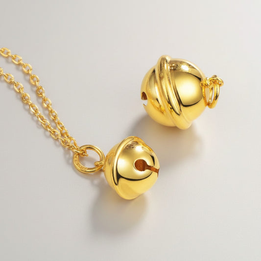 24k Gold Bell D.I.Y Charm Pendant