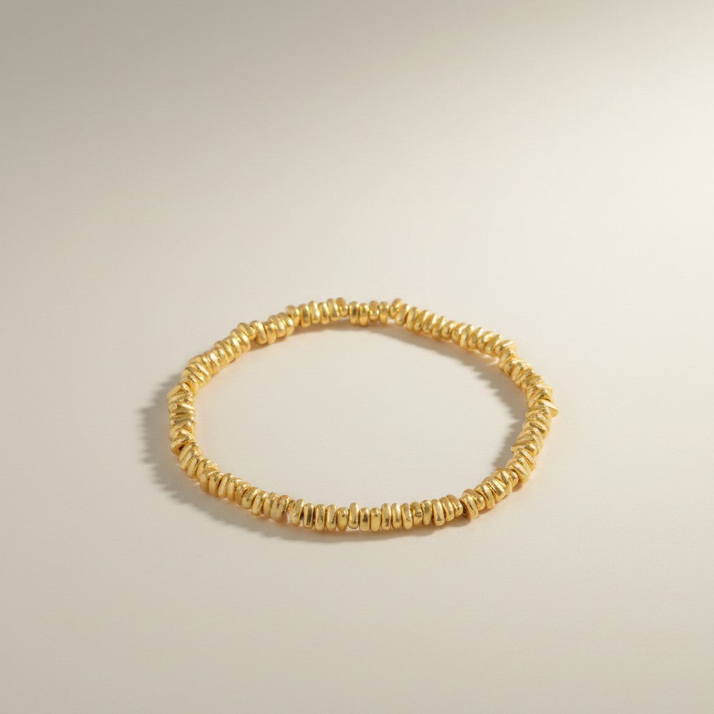 24K Gold Spacer Beads Mini D.I.Y Jewelry Components for Bracelet Necklace Making