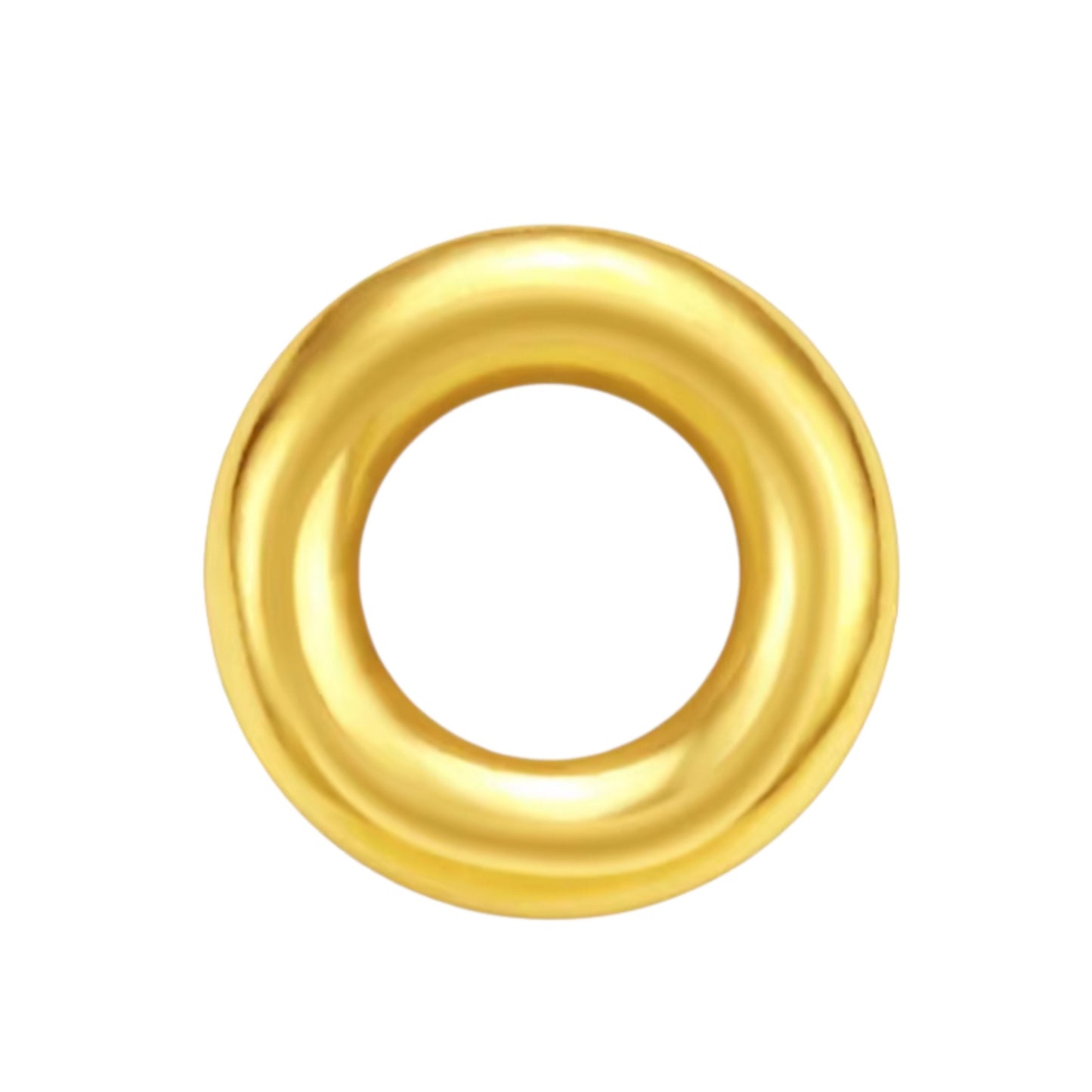 999 Pure Gold Mini DIY Loop Bead Spacer Rings Jewelry Making