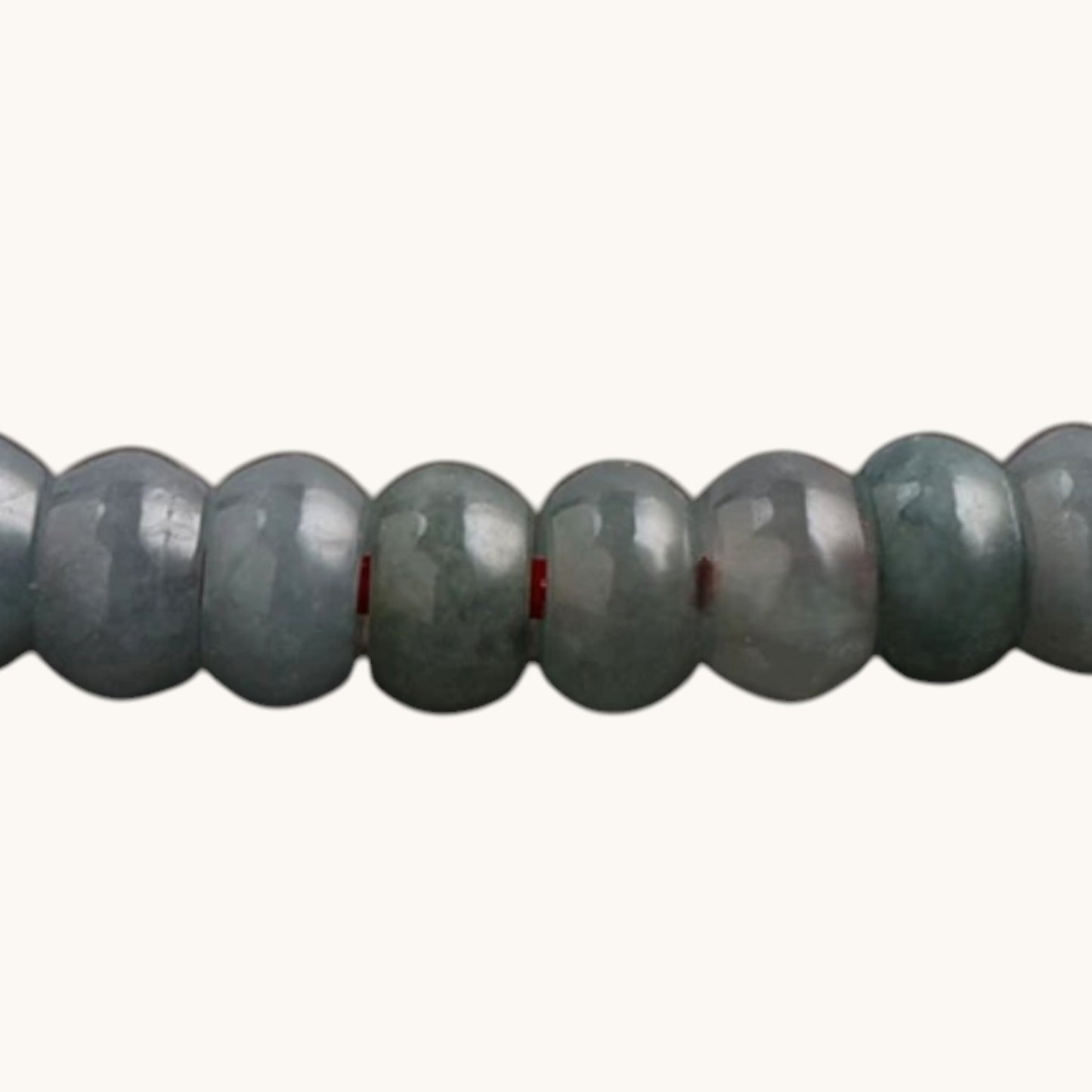 Natural Jade Beads Minimal Thin Cord Adjustable Bracelet and Anklet for Men Women and Kids