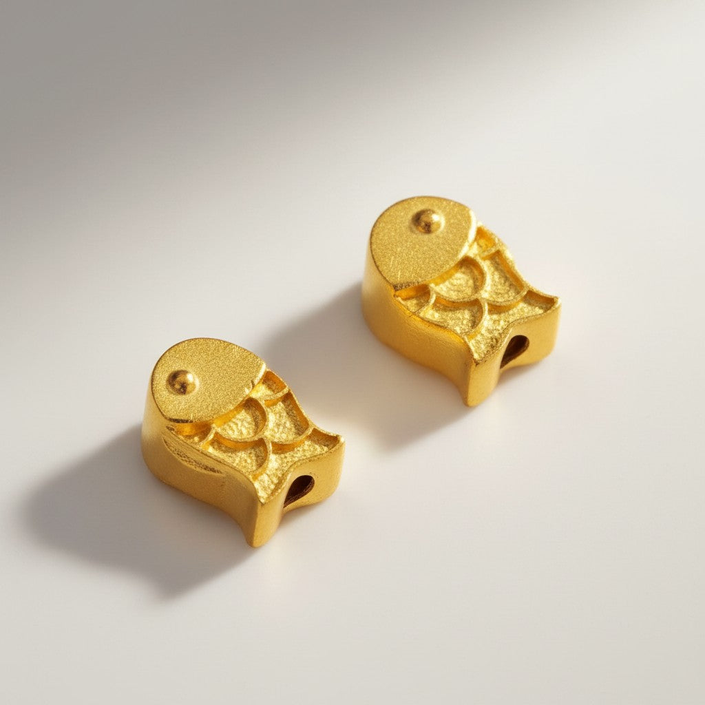 24k Fine Gold D.I.Y Fish Koi Lucky Charm