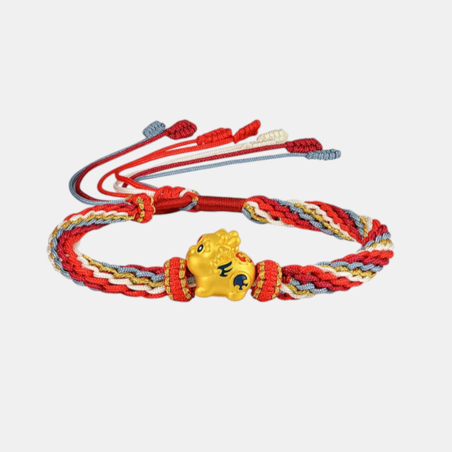 24K 999 Gold Pixiu Charm Wealth & Prosperity Symbol Bracelet