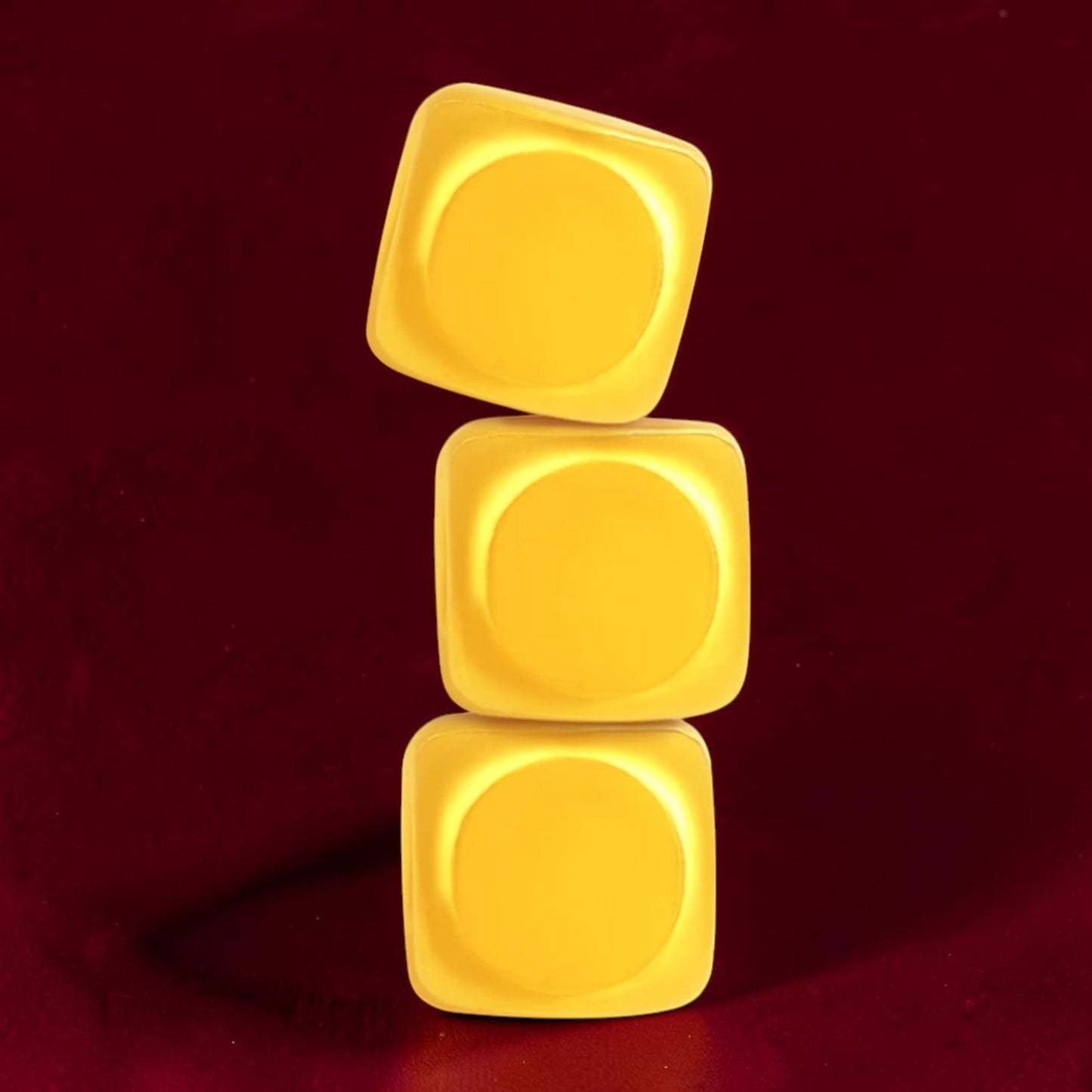 24K 999 Gold Minimal Minimalist Cube Charm Adjustable Bracelet