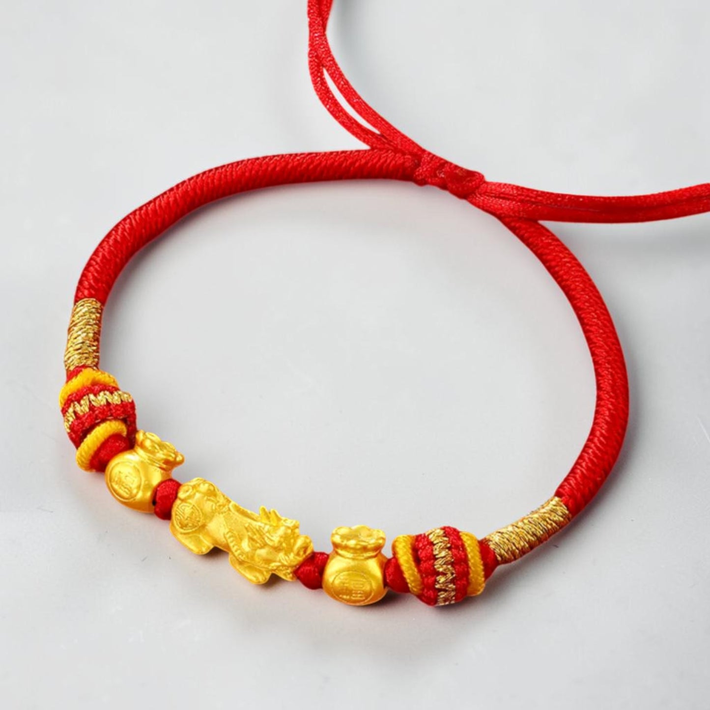 24K 999 Gold Pixiu Charm D.I.Y Jewelry Making
