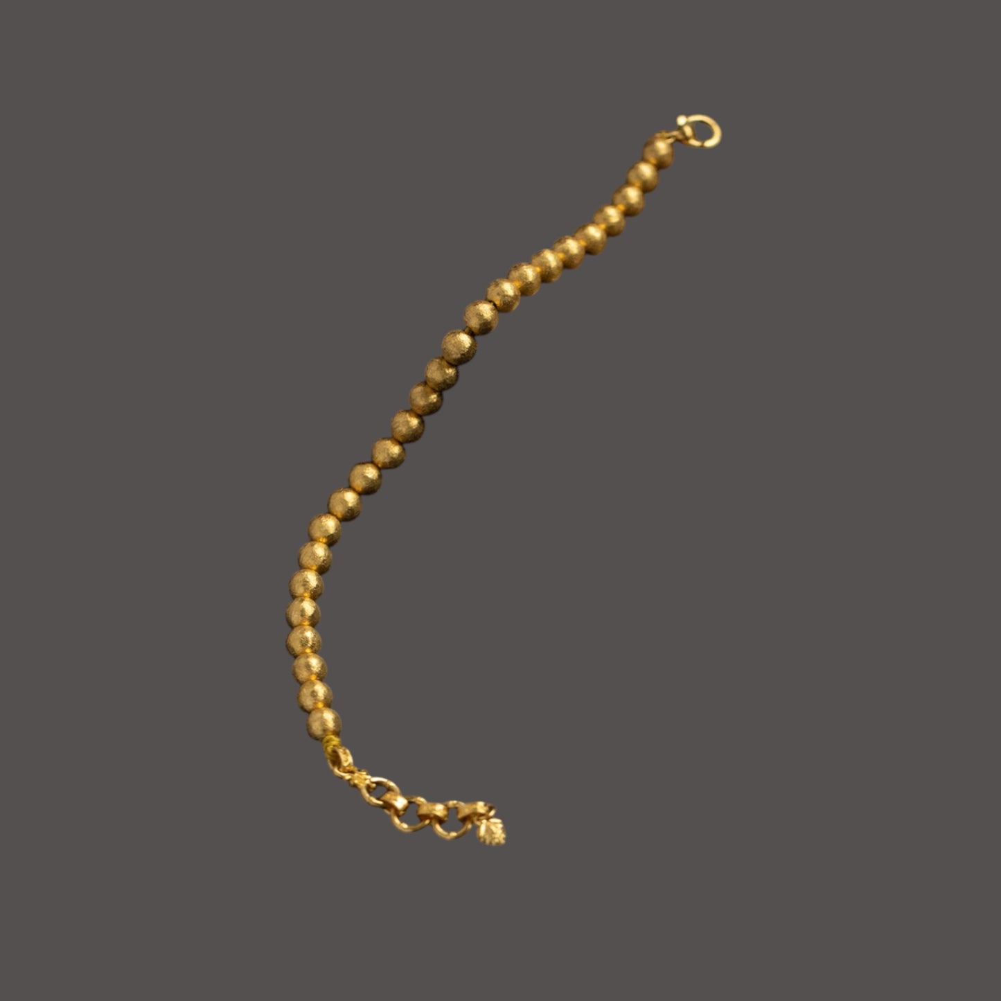 24K Fine 999 Gold Minimal Minimalist Beads Necklace and Bracelet