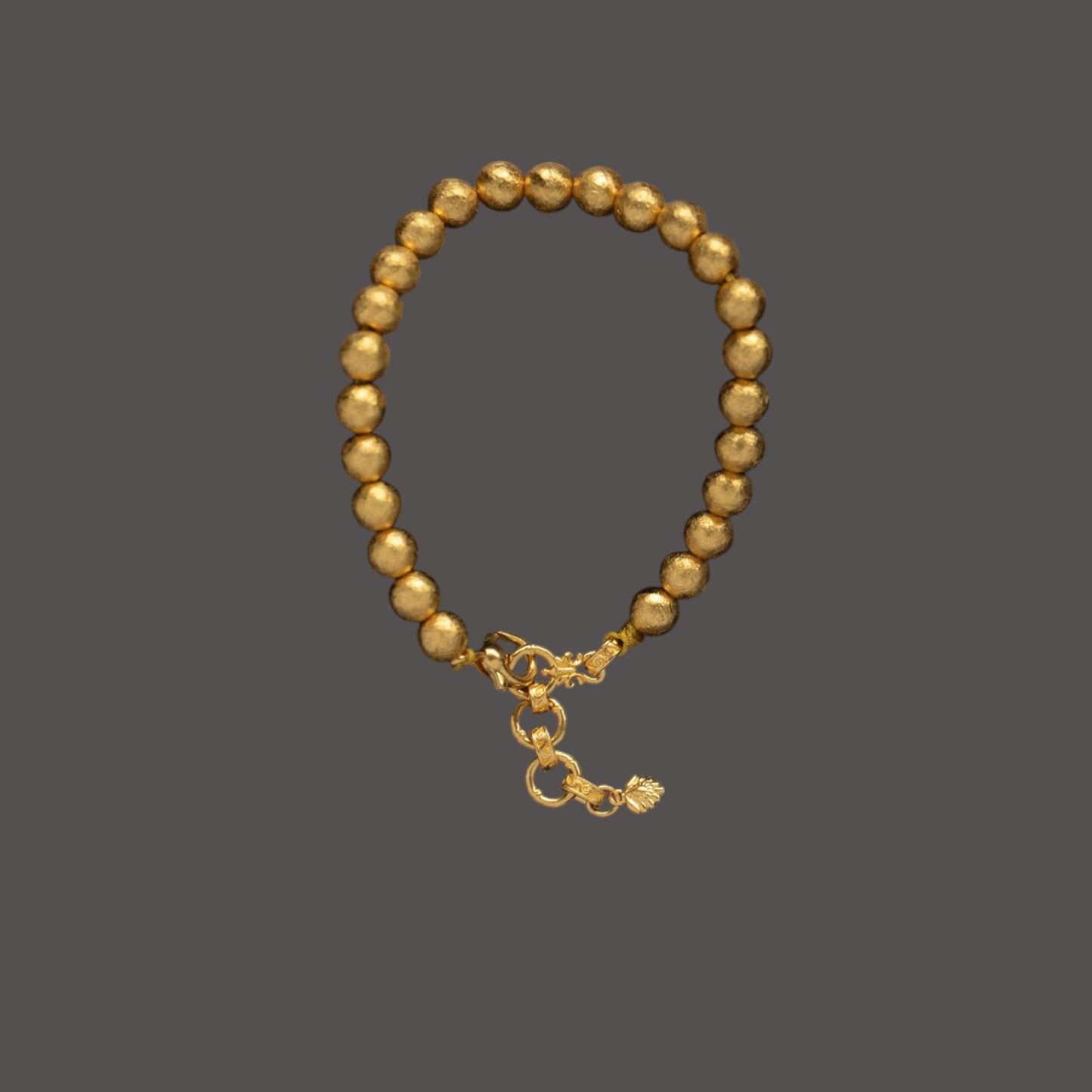 24K Fine 999 Gold Minimal Minimalist Beads Necklace and Bracelet