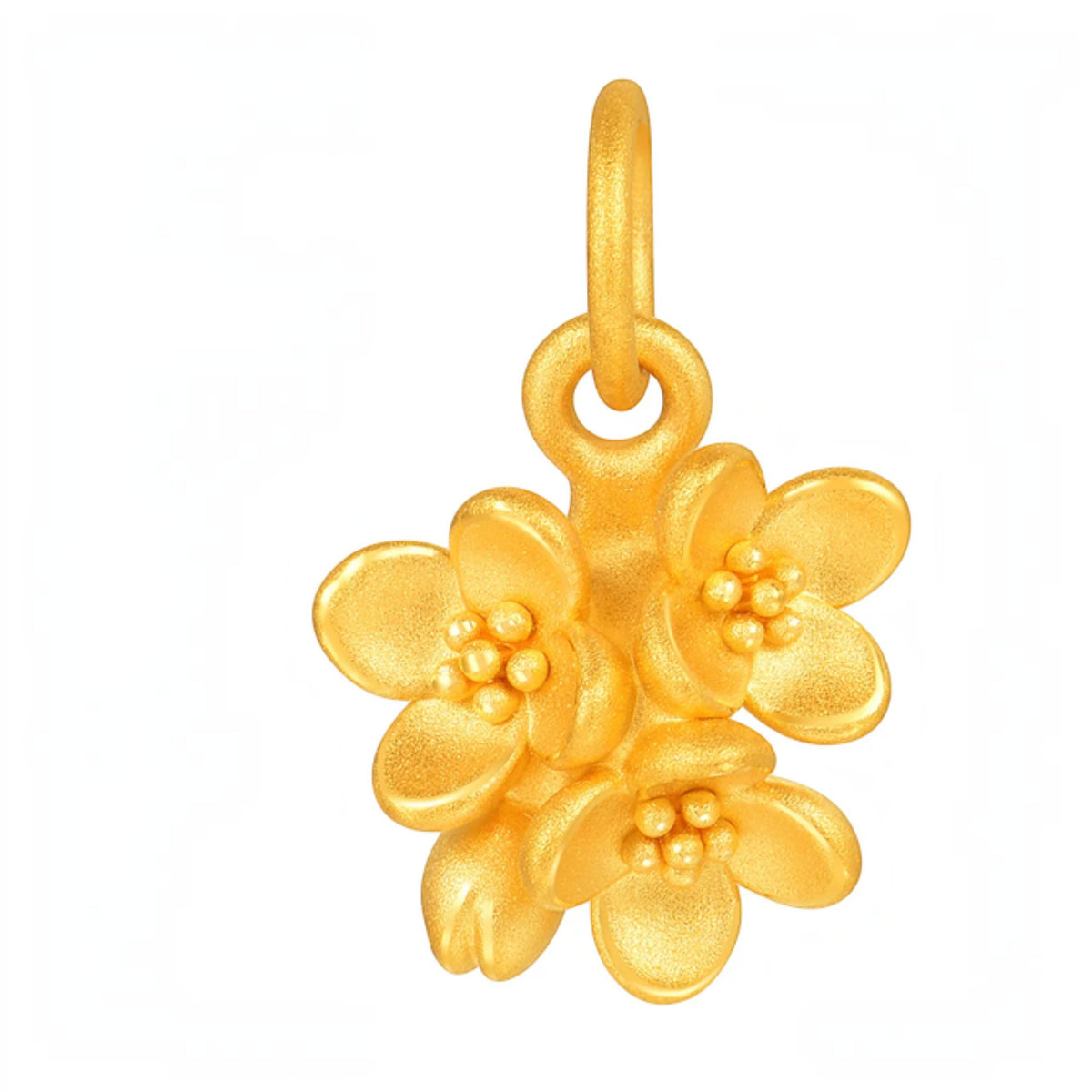 24K Gold Pixiu Flower Carp Rabbit D.I.Y Charm Spacer
