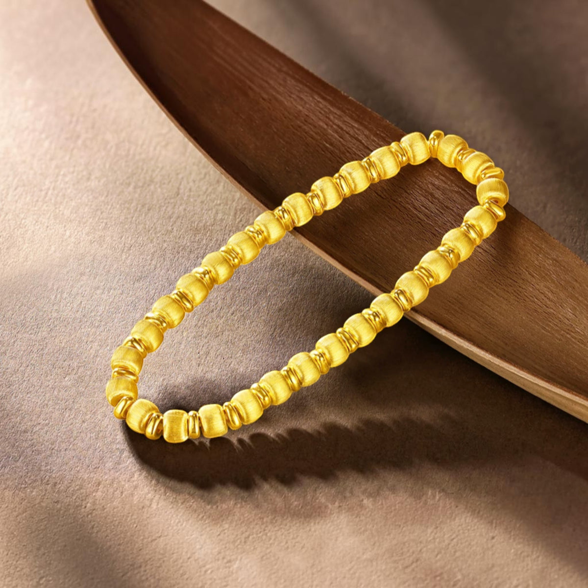 24K Gold Minimal Beads Luxurious Bracelet