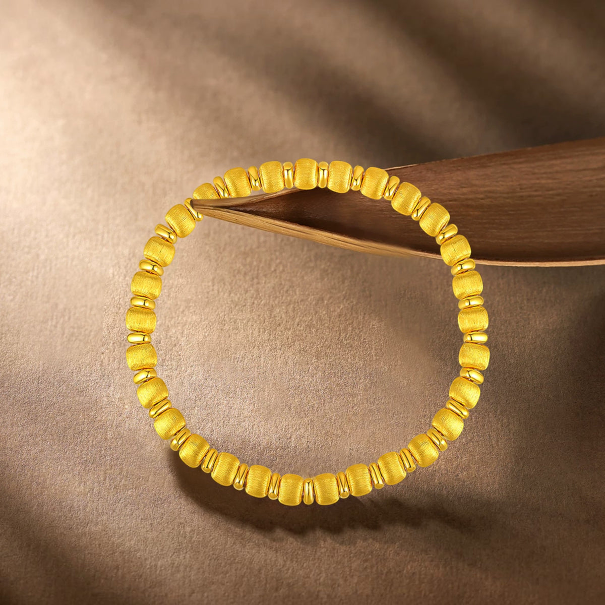 24K Gold Minimal Beads Luxurious Bracelet