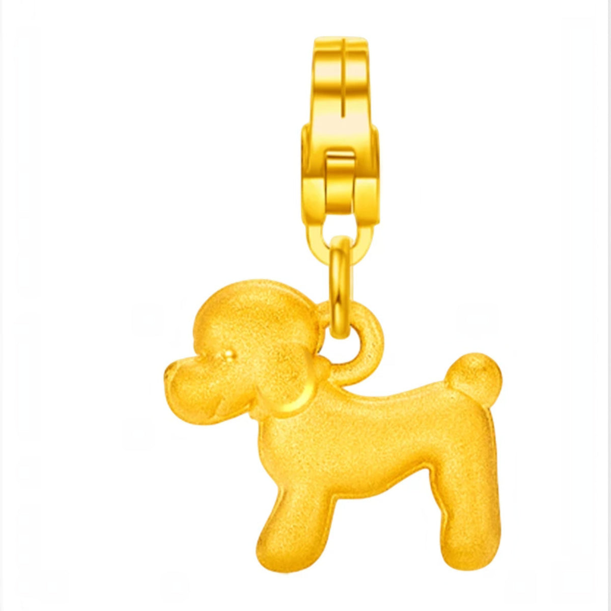 24k 999 Gold Mini Charm D.I.Y Cat Dog Family Kitten Fish Charms