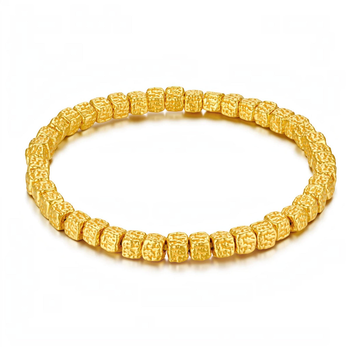 24K Gold Beads Bracelet