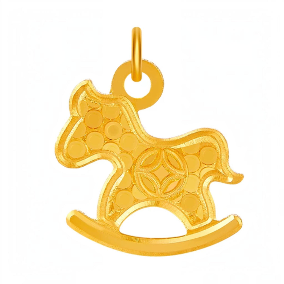 24k 999 Gold Mini Charm D.I.Y Fish Scale Shinning Gourd Star Clover Charms