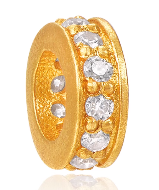 24K Pure Gold Moon Heart Star Charms Pendant - Gypsophila Co.