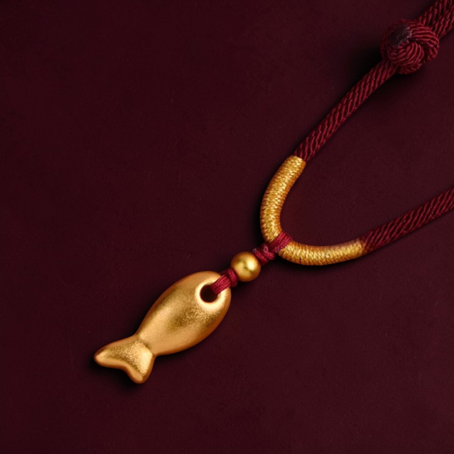 Small Fish Pendant Pet Collar Cat and Dog Woven Adjustable Collar