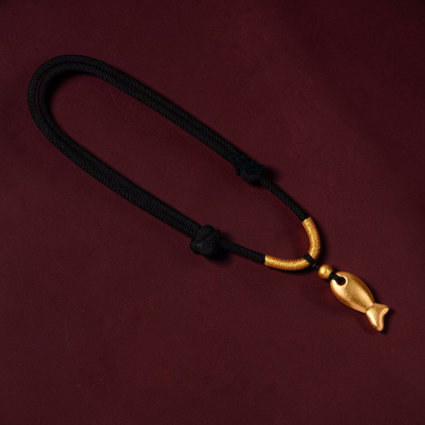 Small Fish Pendant Pet Collar Cat and Dog Woven Adjustable Collar