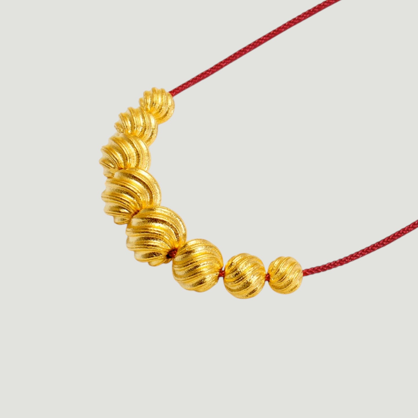 24k Gold D.I.Y Pattern Bead Charm Spacer Jewelry Making