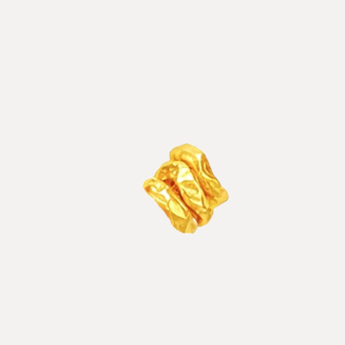 24k 999 Gold Cross Vajra Iris Flower Pendant Spacer Beads Decorative Accessory Unisex D.I.Y Craft