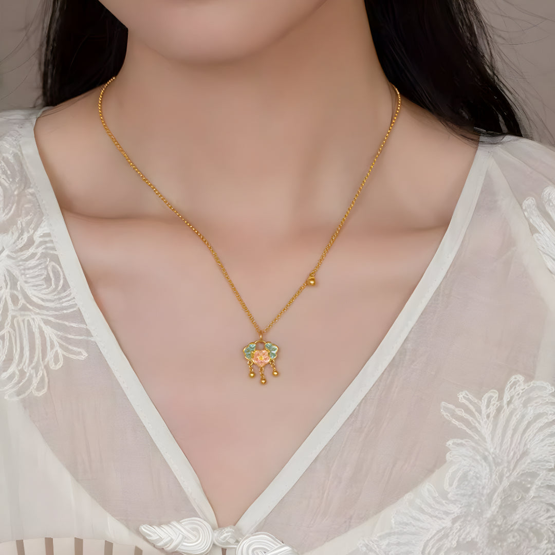 24K Pure Real 999 Gold Chain - Gypsophila Co.