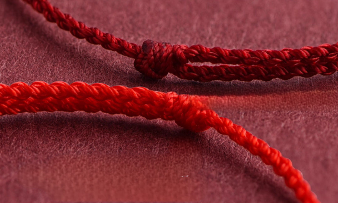 24k Solid 999 Gold Lucky Clover Charm Pendant with Red Rope Bracelet for Men and Women Blessing Braided Bracelet