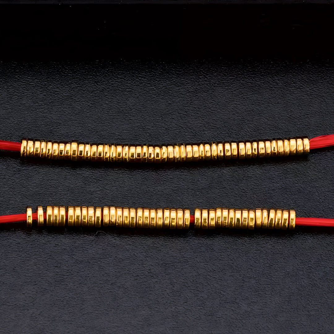 24k Pure 999 Gold D.I.Y Loose Mini Ring Handmade beads Spacer Accessories For Jewelry Making Craft