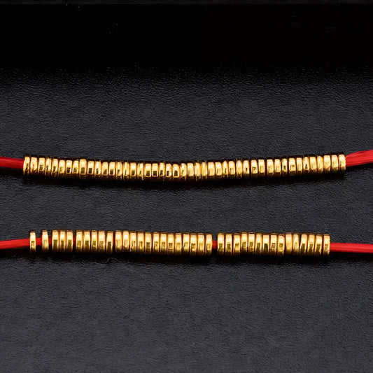 24k Pure 999 Gold D.I.Y Loose Mini Ring Handmade beads Spacer Accessories For Jewelry Making Craft