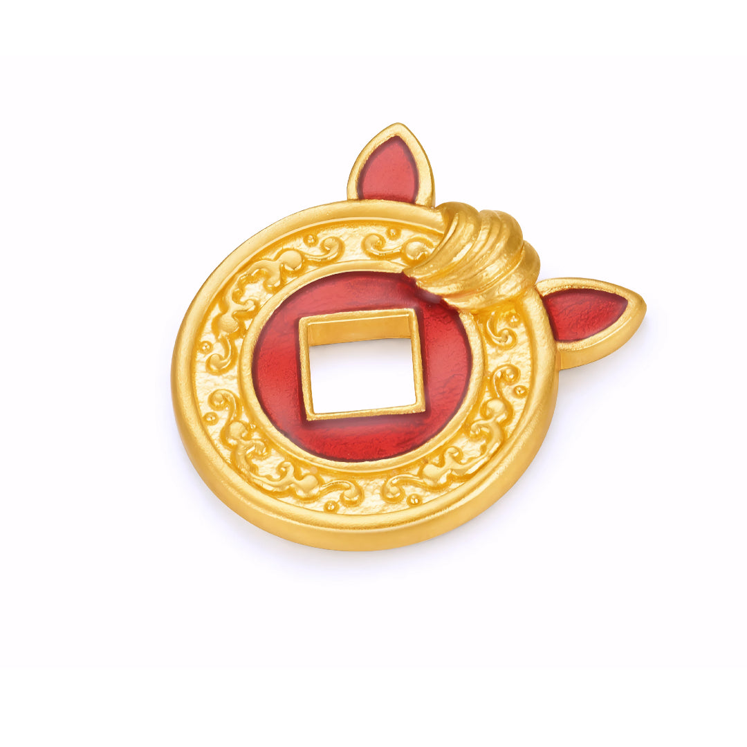 24k Real Gold Zodiac Year of Horse namel Ancient Style Gold Coin Collection