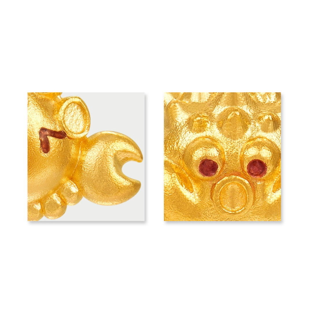 24k Real Gold Sea World Animal Fish Octopus Crab Sea Star Charm D.I.Y Pendant - Gypsophila Co.