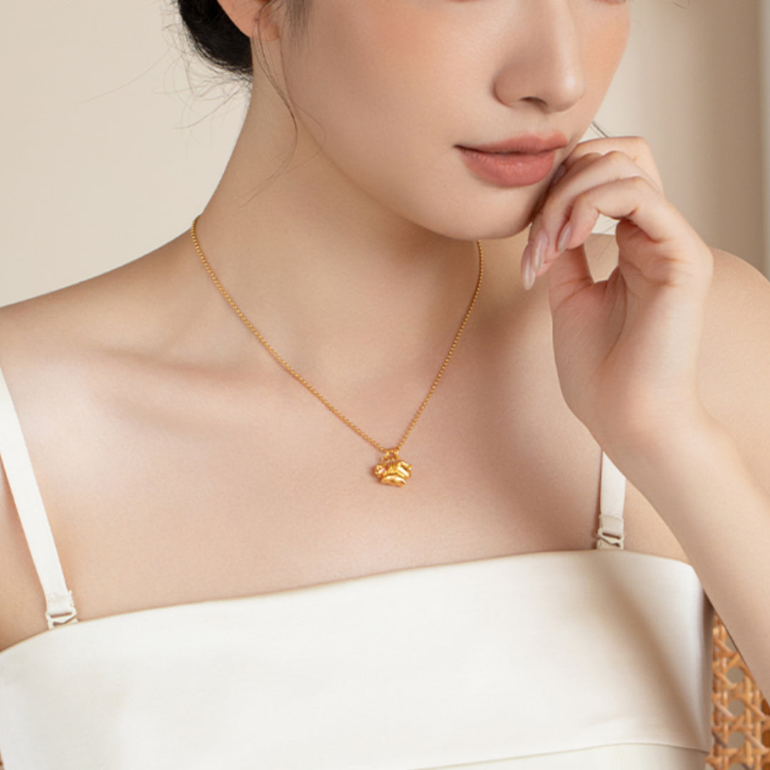 24K Gold Unicorn and Star Pendant Charm D.I.Y Great Gift - Gypsophila Co.