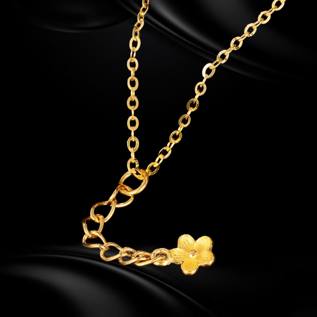 24k Pure 999 Gold D.I.Y Extension Tail Chain Buckle Accessories For Jewelry Making Craft