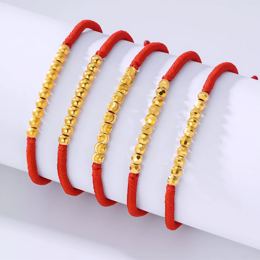 24k Pure 999 Gold D.I.Y Loose Small Round beads Spacer Glossy or Matte Accessories For Jewelry Making Craft