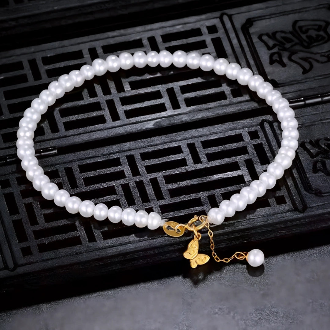 24k Pure 999 Gold Dainty Lucky Blessing Butterfly D.I.Y Charm