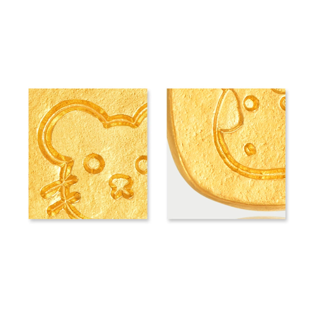 24k Real Gold Chinese Zodiac Gold Pendant Handmade Year of the Zodiac 12 Animals Charm Pendant