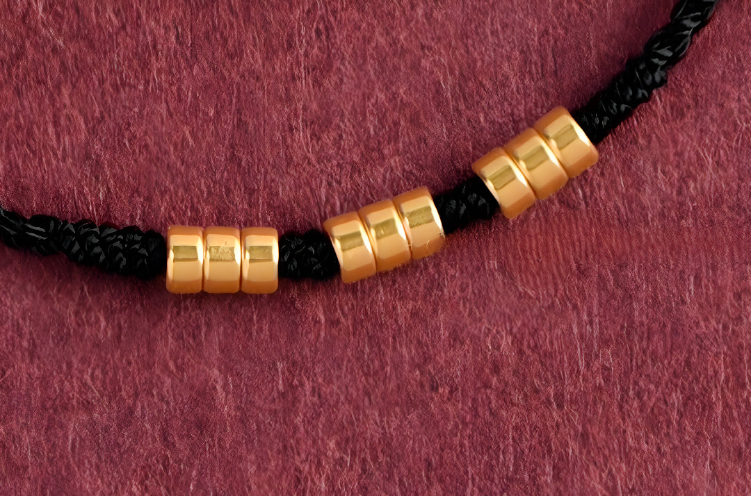 24k Solid 999 Gold Beads Red Rope Bracelet for Men and Women Blessing and Peace Braided Bracelet