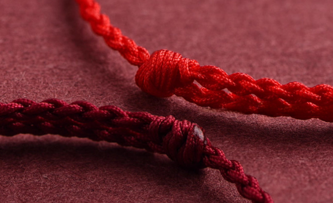 24k Solid 999 Gold Chinese Coin Red Rope Bracelet for Men and Women Blessing and Bring Wealth Braided Bracelet