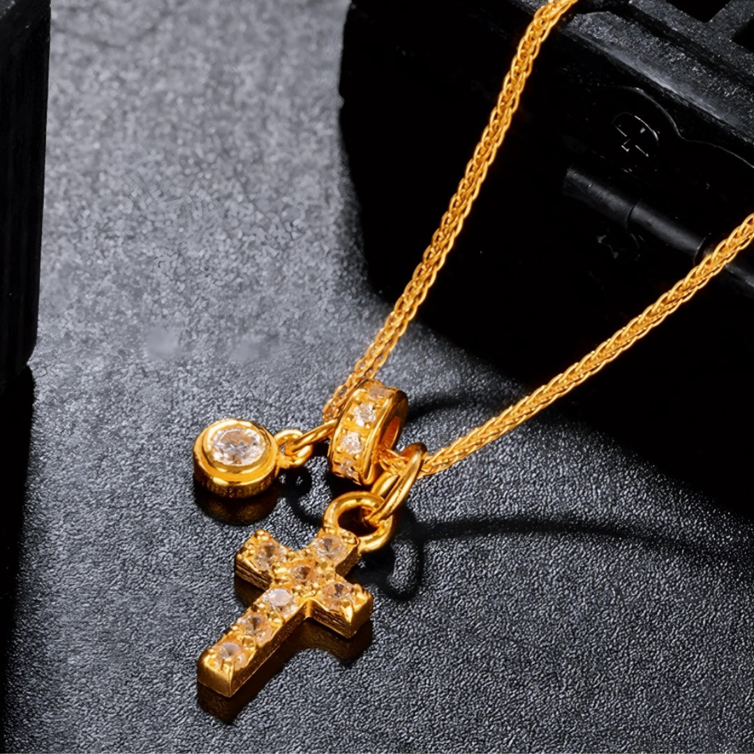 24k Pure 999 Gold Moissanite Star Moon Butterfly Gourd Small D.I.Y Charm