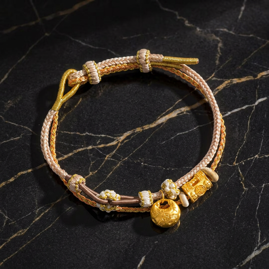 24K Mini D.I.Y Blessing Lock Charm
